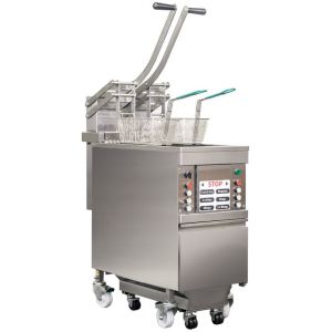 Freidora Heavy Duty con filtración y Fastron